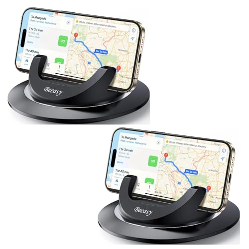 Support téléphone voiture tableau de bord silicone Beeasy universel pour iPhone x2