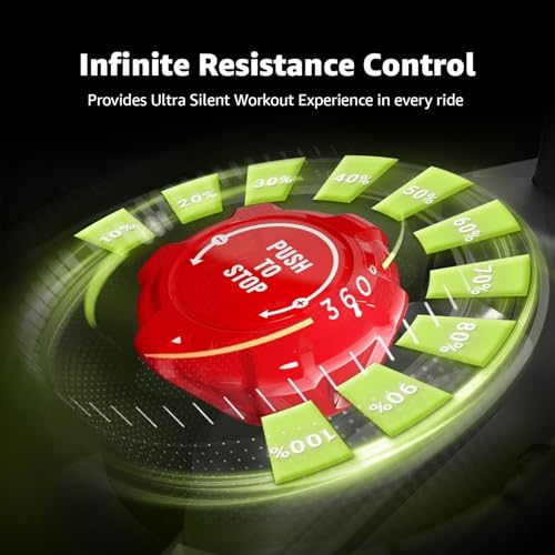 Image of MAXPRO MP20 Spin Bike | Exercise Cycle for Home | 120KG Capacity | 8KG Flywheel | Adjustable Resistance | Silent Belt Drive | Comfortable Seat Cushion | Indoor Cardio Workout Fitness Bike