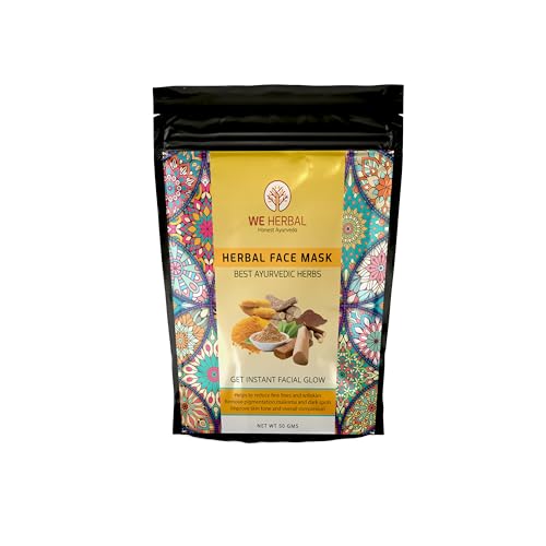 Image of Face Mask | Instant At-Home Facial with Manjistha, Licorice & Amba Haldi | Detoxifies, Soothes & Brightens | 100% Natural | No Fragrance or Colour | 50g