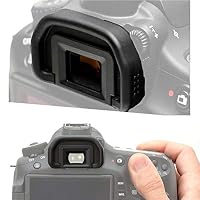 ULBTER 80D Augenmuschel Okular Sucher EB für Canon EOS 90D/80D/70D/60D/50D/40D/20D/5D Mark II/5D Mark I/6D Mark II/6D Mark I Kamera Ersetzt EB Okular, Okularmuschel & Blitzschuhabdeckung-(2+2 Stück) – Ansicht 5