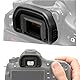 ULBTER 80D Augenmuschel Okular Sucher EB für Canon EOS 90D/80D/70D/60D/50D/40D/20D/5D Mark II/5D Mark I/6D Mark II/6D Mark I Kamera Ersetzt EB Okular, Okularmuschel & Blitzschuhabdeckung-(2+2 Stück)