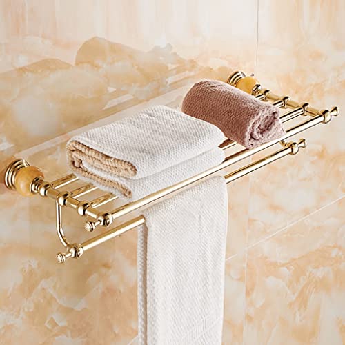 Support de salle de bain LiChA double tige avec barre à serviettes