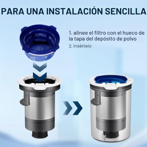 Miniatura 2 de Hepa - Filtro De Repuesto Para Samsung Jet 75 70 75 60 Vs9000rl Micro Handheld Wireless Aspiradora De Repuesto 2 Unidades