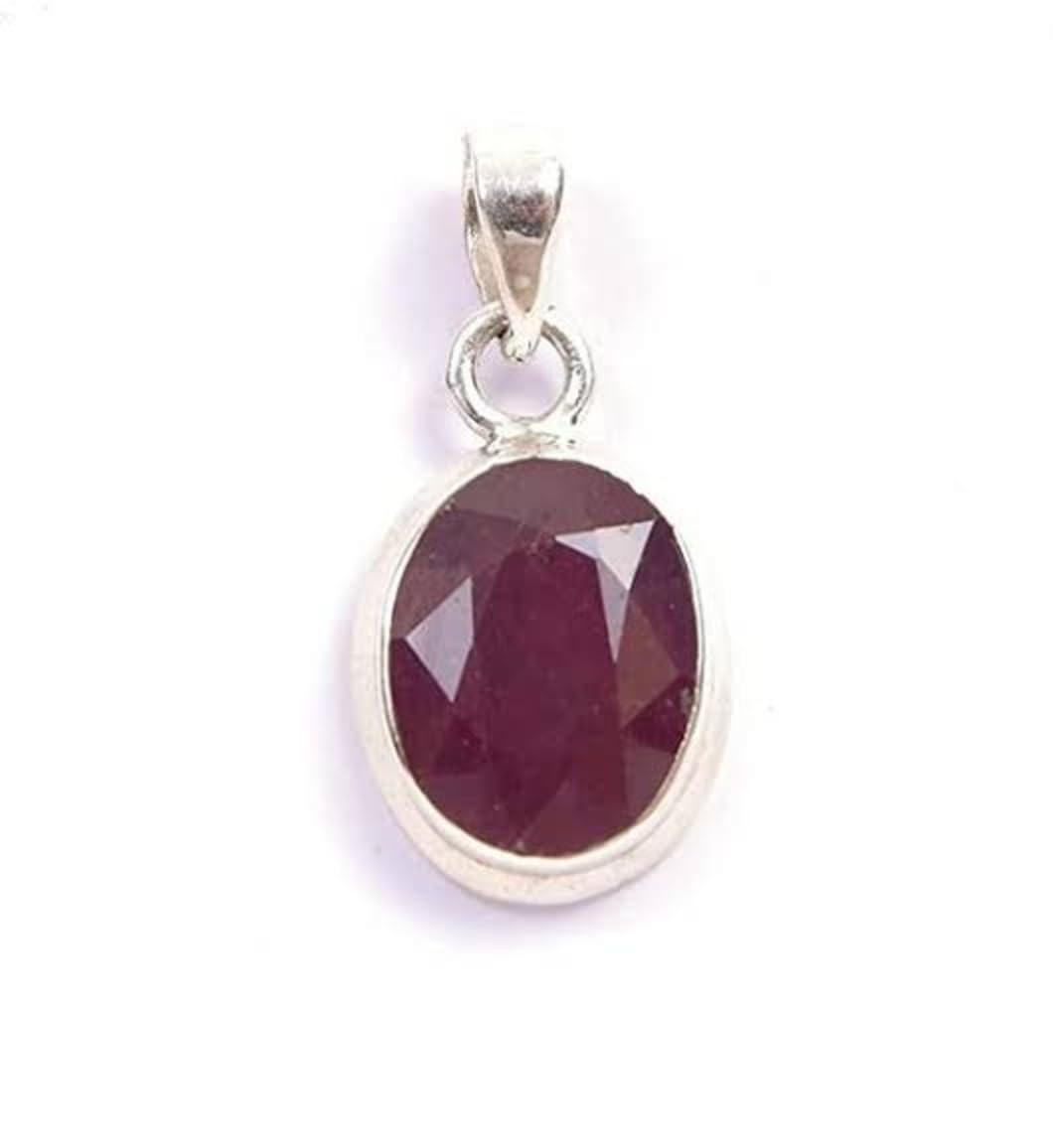 Bhagya Ratan 4.25 Ratti Real Ruby Manik Chuni Stone Copper Pendent Tamba Locket For Men and Women-image-42