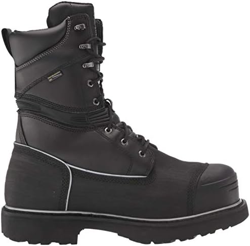 Timberland PRO Men's Gravel Pit 10 inch Steel Safety Toe Insulated Waterproof Internal Metguard Industrial Work Boot, Black, 10 | Image 5