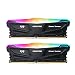 Produktbild [ RGB DDR4 RAM ] Gigastone Black RGB Game Turbo Desktop RAM 32GB (2x16GB) DDR4 Ram 32GB DDR4-3600 MHz PC4-28800 CL18 1,35 V 288 Pin/Polig Ungepuffert Nicht-ECC Computer Speicher RAM (Nur PC-Desktop)