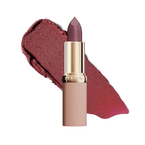 L'Oréal Paris Color Riche Blurred Matte Rouge à Lèvres Velouté Effet Dessin Doux Hydratant & Léger Multi-Usage pour Lèvres & Joues Couleur 570 Worth It Intense 1 Unité
