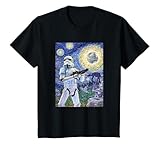 Kids Star Wars Classic Stormtrooper Van Gogh Starry Night Print T-Shirt