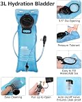 NOOLA Hydration Backpack with 3L Water Bladder - 22L/25L Water Backpack for Hiking, Cycling, Camping with Phone Holder