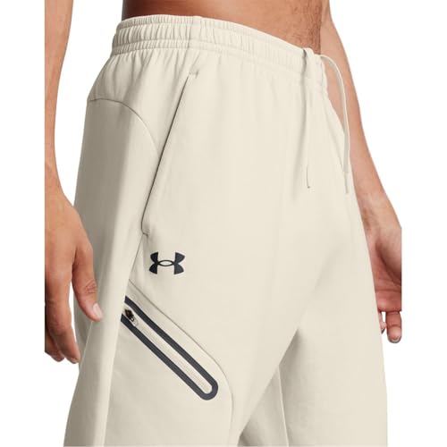 Under Armour UA Unstoppable Flc Jgr EU Erkek Sweatpant Summit White / / Black MD