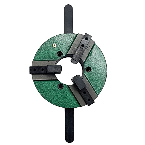 Image of INTBUYING 3 Jaws 8 inch Self-centering Welding Positioner Table Chuck Positioner Chuck 200mm Reversible Lathe Chuck Jaw Suitable for Milling Machine and Drilling Machine