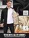 Voqeen Herren Fleecejacke Warme Winter Outdoor Strickjacke mit Reißverschluss Dicke Fleece Jacken mit Taschen Arbeitsjacke für Männer Wintermantel Stand Kragen