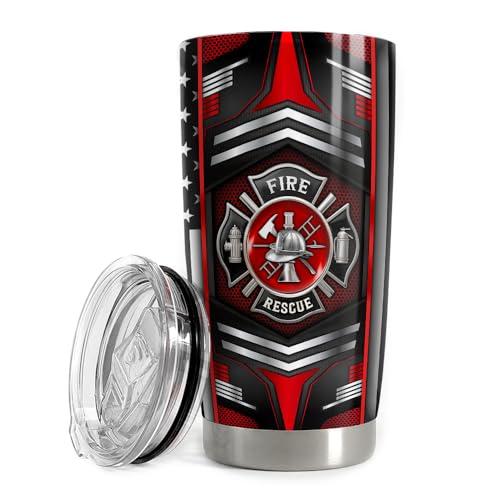 Catálogo para Comprar On-line cilindros dia del padre más recomendados. 46 SANDJEST - Vaso de acero inoxidable aislado, 20 onzas, taza de viaje, para bomberos, papá, marido, regalos para cumpleaños, Navidad, día del padre