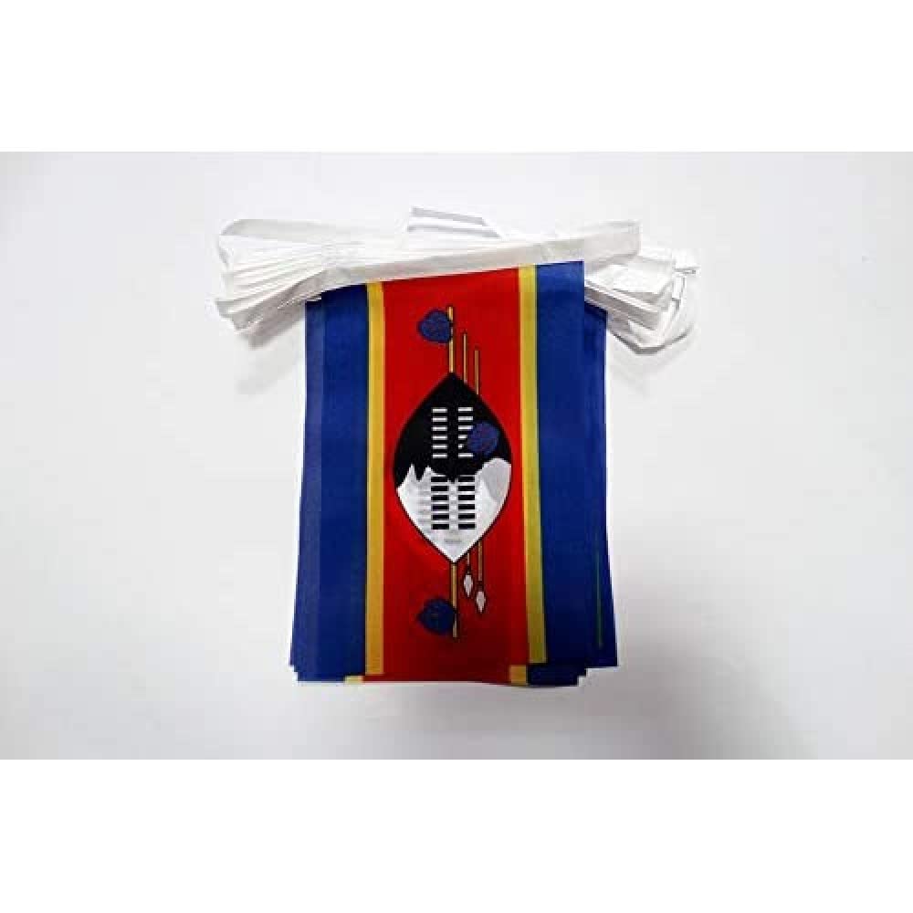 AZ FLAG Guirnalda 6 Metros, 20 Banderas de Ecuador 21x15 cm, Bandera Ecuatoriana 15 x 21 cm - Banderines — view 47