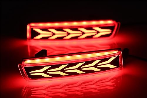 Luces antiniebla traseras de coche con función de freno para Nissan Sentra y Sylphy 2012-2018 6
