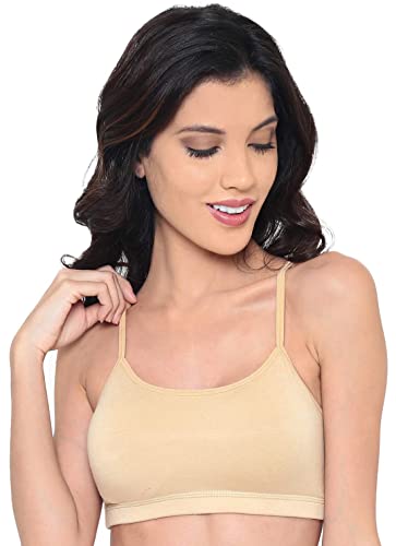 Image of Laavian Women's Modal, Elastane Non-padded Wire Free Beginners Bra