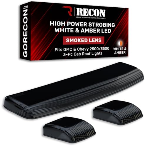 Carrete ahumado RECON ACCESS 264157BKS solido para solucionar holguras y fallos en luces de coche