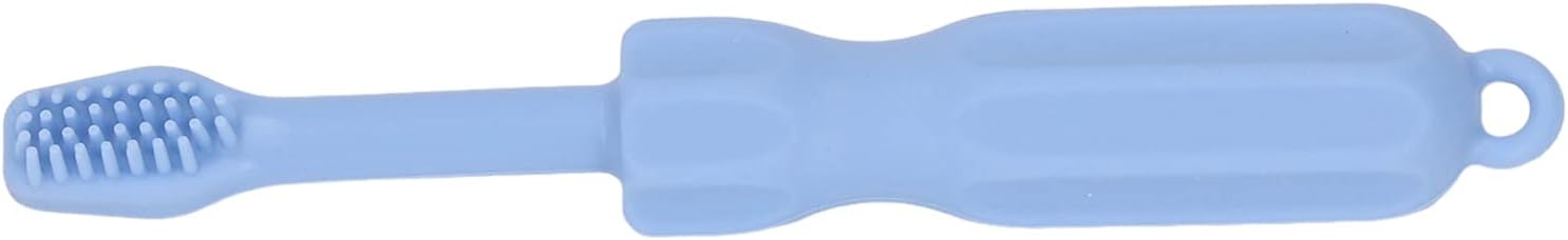 Baby Molar Toothbrush, Baby Silicone Molar Toothbrush Massage Teeth for Babies (Blue)