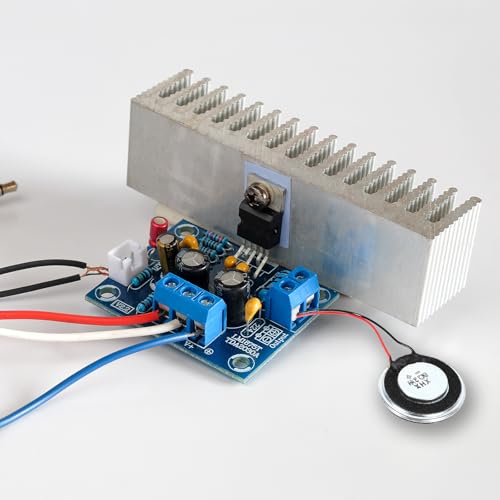 QUARKZMAN 2 Stück 2W 8 Ohm Kleine Lautsprecher Metallgehäuse Runder Interner Mikromagnet Lautsprecher mit 60mm Anschlusskabel für Mini-Lautsprecher DVD EVD Mobile Tragbare Werbemaschine