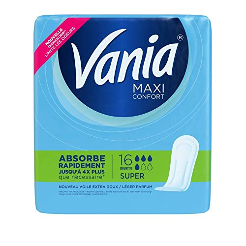 Serviettes Periodique Maxi Confort Vania Super pack de 4