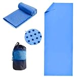 Yoga Towel Yoga Mat Towel Non Slip Hot Yoga Towel Quick Dry Fitness Mats Towel Ultra Soft and Sweat Absorbent Grip Dot Washable Grip Towels With Free Mesh Carry Bag