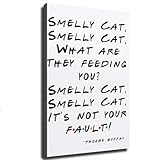 Generic preeminent Friends - Phoebe Buffay Quote TV Show Poster Art Canvas Print Wall Decor Room Living Room Hallway Kitchen Decor Gift (08×12inch No Framed)