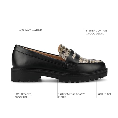 Image of Journee Women's Comfort Foam Kenly Medium and Wide Width Loafer