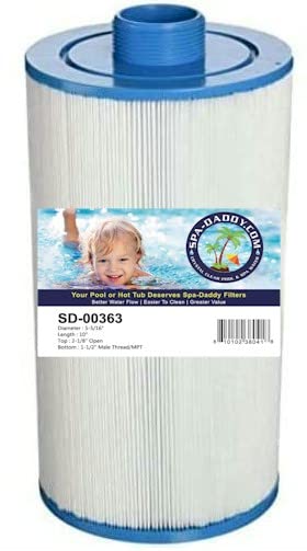 Spa-Daddy SD-00363 Filter - Replacement for Freeflow Spas Legend | Passport Replaces Pleatco PFF50P4 | Filbur FC-2401 | Unicel 5CH-45
