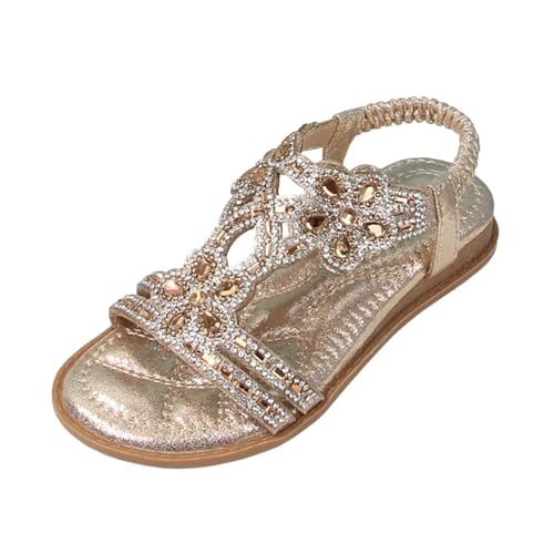 Baby Girls Soft Sequins Sandals Elegant Fancy Glitter Open Toe Strap Shoes Toddler Flat Summer Wide Sandals Fancy Formal