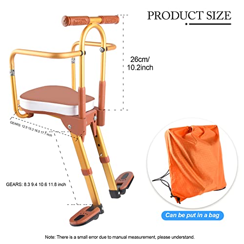 image for ANMAC Front MTB Kids Bike Seat, Mountain Bike Child Safety Seat with G