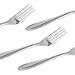 Royal Mini Dessert Forks Set- 6.0 - Stainless Steel Flatware - Ideal for Tastings - Cakes - and Salad Forks - Suitable for Home and Restaurant Use - Perfect as an Appetizer Fork - Royal Silverware