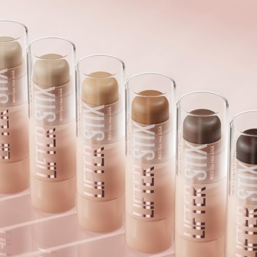 Maybelline New York Stick Visage Usages Look Naturel et Structuré Unifie et Illumine le Teint Sculpte le Visage Corrige les Imperfections Lifter Stix Teinte : 05 - vue 10