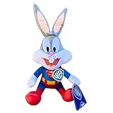Tom & Jerry Looney Tunes x DC 100th Anniversary Large Super Soft Embroidered Gift Quality 12" 30cm Plush - (Bugs Bunny - Superman)