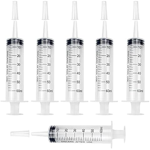 Jeringuillas de Plástico 60ml sin Aguja Cover