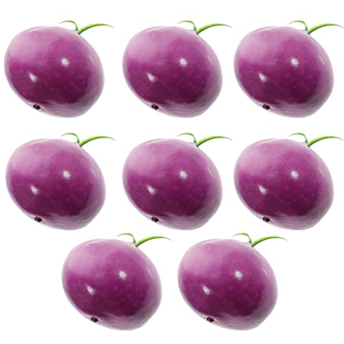 Beavorty 8Pcs Artificial Onion Model Lifelike Fake Onion Simulation Foods Vegetable Ornament For Foods Display Decoration Photography Props #TOP17