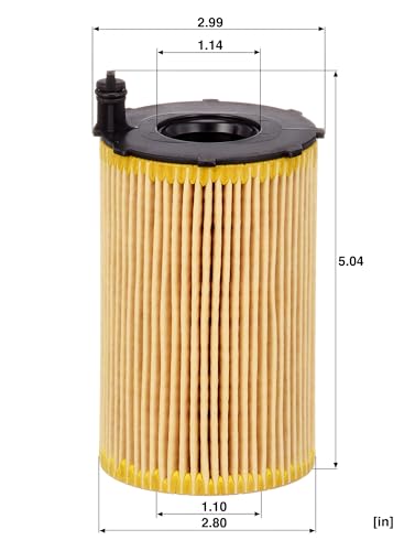 MANN-FILTER Hu 8005 Z Filtro Dell'olio - Autovetture + Veicoli Commeriali - 5