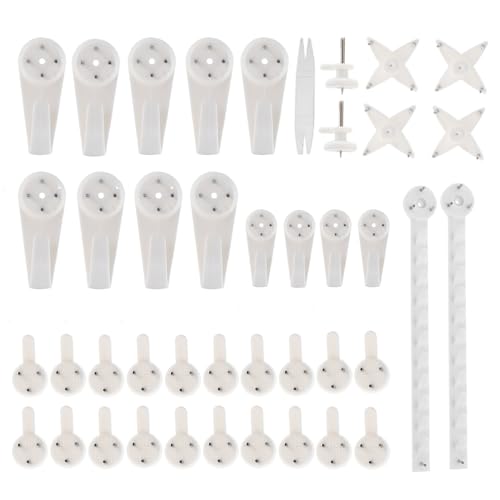 Image of jojofuny 84pcs Picture Hanging Hooks Kit Damage Wall Hooks for Photos Art Frames and Mirrors Easy to Install Versatile and Stylish Hanging for Decor