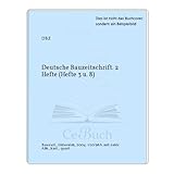 deutsche bauzeitschrift mediadaten  Deutsche Bauzeitschrift. 2 Hefte (Hefte 3 u. 8)