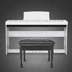 TEmkin Tabouret de Piano Tabouret de Piano Noir Banc de Clavier réglable en Hauteur Tabouret de Banc de Piano Hauteur réglable: 46-56 cm - Les Beatles, Paul McCartney, John Lennon, RIngo Starr, George Harrison TEmkin Tabouret de Piano Tabouret de Piano Noir Banc de Clavier réglable en Hauteur Tabouret de Banc de Piano Hauteur réglable: 46-56 cm – Image 5