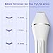 Qreeyx Epilator for Women, 7 in 1 Epilator Hair Removal for Women, Shaver, Bikini, Face Razor, Facial Brush, Face Massage and Body Exfoliator, Waterproof Painless Lady Shaver (White 227)