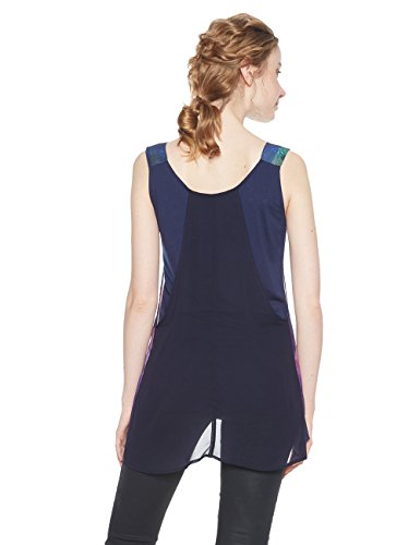 Desigual Blus_skadar Camicia, (Navy 5000), X-Large...