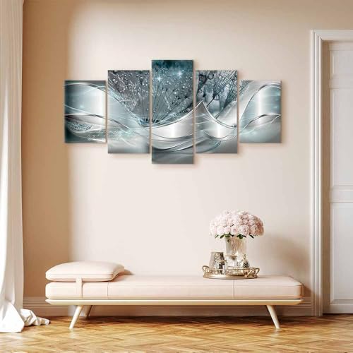 Décoration avec finition faite à la main acrylique abstrait - 4