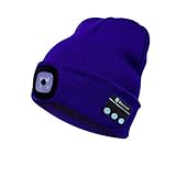 DUTUI Cuffia Multifunzionale in Cotone con Luce E Auricolari Bluetooth*2,Luce Regolabile A Tre...