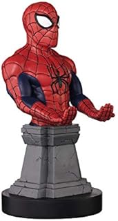 Cable Guys - Marvel Spider Man Plinth Gaming Accessories Holder & Phone Holder for Most Controller (Xbox, Play Station, Nintendo Switch) & Phone