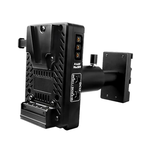 ALVINS V-MOUNT BATERY TO BP-U Placa del adaptador de conversión de batería para Sony PXW-FX9 FX6 FS7 FS5, PMW-300K1 PMW-EX1, reemplace BP-U90/U96/U60/U30