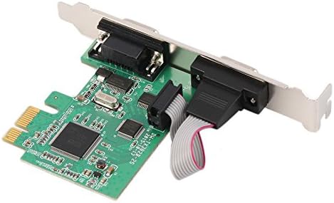 axGear High Speed 2 Port RS-232 RS232 Serial Port COM to PCI-E PCI Express Card NEW
