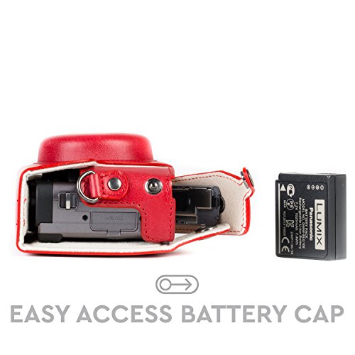 Funda MegaGear Ever Ready para Cámara Panasonic Lumix - Rojo miniatura 5