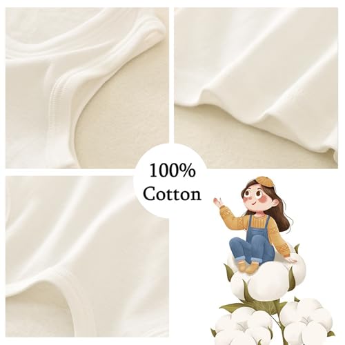 Boys Undershirt Tank Top - 5 Pack Cotton Undershirt Sleeveless Shirts for Kids Girls Or Boys for 2-10 Years3