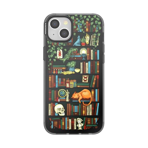 PopSockets iPhone 15 Plus Phone Case with MagSafe- Storied Shelves