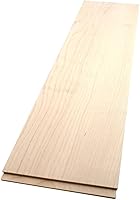 TheHardwoodEdge 2-Pack Hard Maple Wood Planks 1/4" Thick - Pure Unfinished Hardwood Blanks for Laser Engraving, Crafts & Gifts